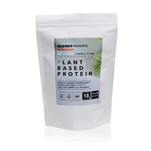 PLANT BASED PROTEIN ほうじ茶テイスト 810g のパッケージ
