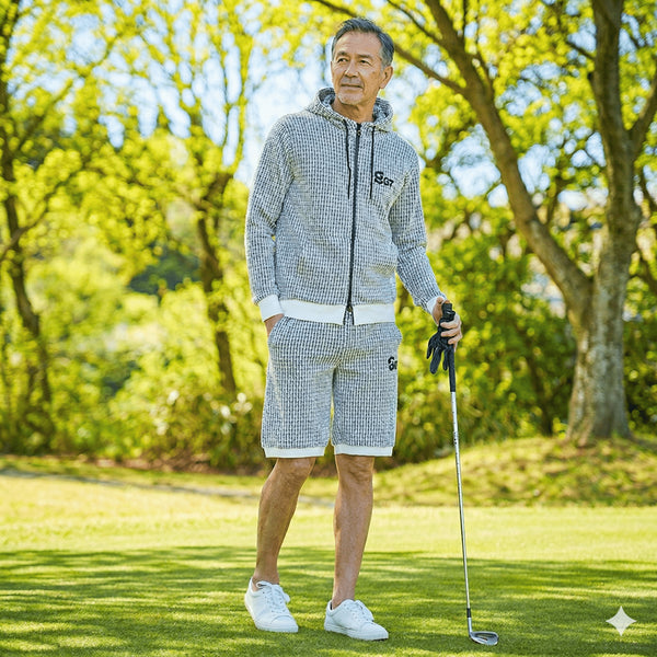 格子柄ブークレジャガードショーツ ショートパンツ 4WAYストレッチ ウォッシャブル ゴルフ 150515