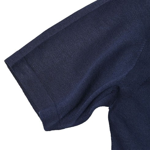 【ファッション誌掲載】清涼 リネンルック 半袖Tシャツ ニットソー カットソー クルーネック 150701