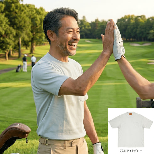 防縮・防シワ・接触冷感 クルーネックショートスリーブTシャツ 151507