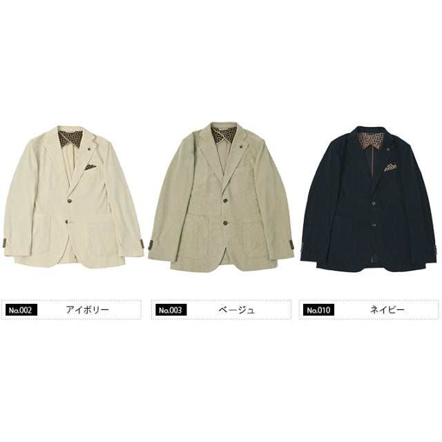 コーデュロイ ピケ ストレッチ ジャケット 軽量 セットアップ別売り
