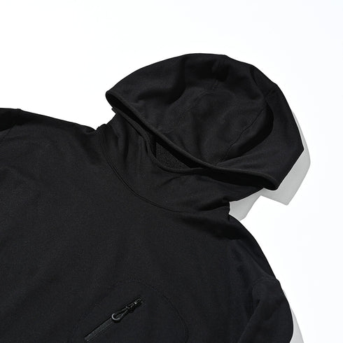 温熱保温機能 パーカー プルオーバー フーディー ストレッチ ウォッシャブル 洗える 451558