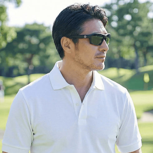 偏光スポーツサングラス ブラック AF809