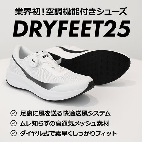 ドライフィート25|空調シューズ