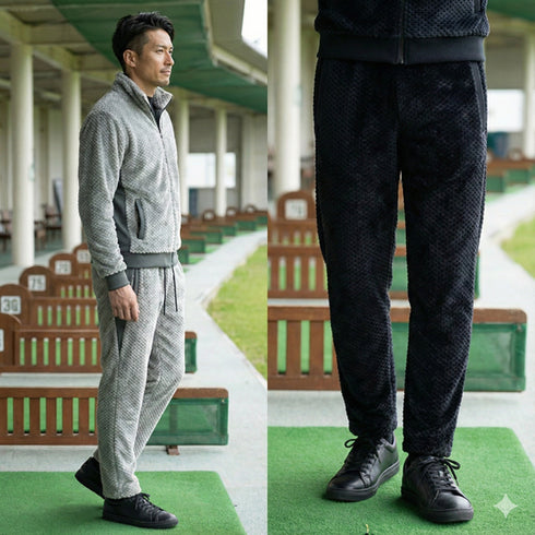 ムートン調 フリース イージー パンツ スポーツ セットアップ別売り 240514
