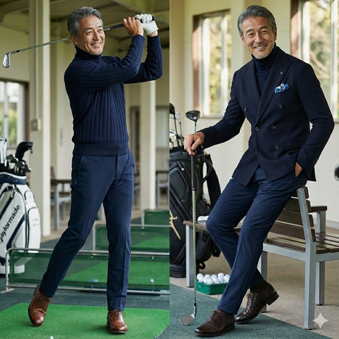 タートルネックニット ワイドリブ編み 保温 G-Heat ジーヒート 630707