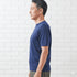 【ファッション誌掲載】清涼 リネンルック 半袖Tシャツ ニットソー カットソー クルーネック 150701