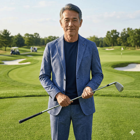 艶感あるストレッチテーラードジャケット ジャージ ドライ メッシュプリント 150201