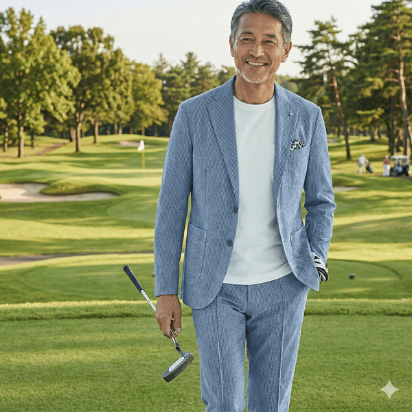 艶感あるストレッチテーラードジャケット ジャージ ドライ メッシュプリント 150201