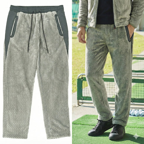 ムートン調 フリース イージー パンツ スポーツ セットアップ別売り 240514