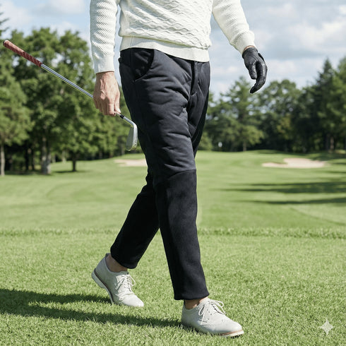 ダウン&ハニカムジャージ コンビデザインパンツ ゴルフウェア 420518