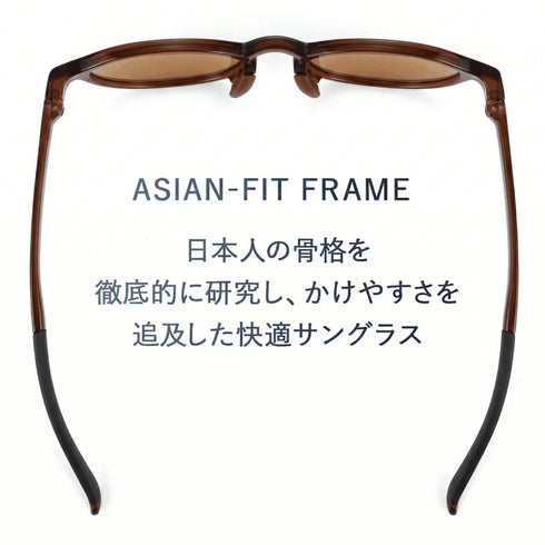 偏光スポーツサングラス ダークブラウン RS5001
