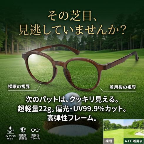 偏光スポーツサングラス ダークブラウン RS5001