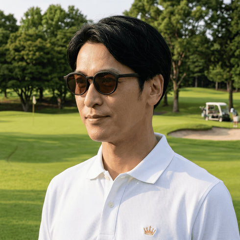 偏光スポーツサングラス ダークブラウン RS5001