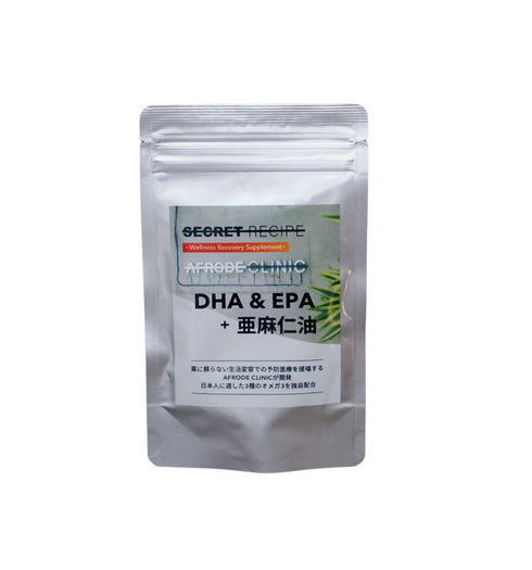 DHA・EPA&亜麻仁油のパッケージ