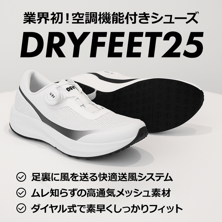 ドライフィート25｜空調シューズ